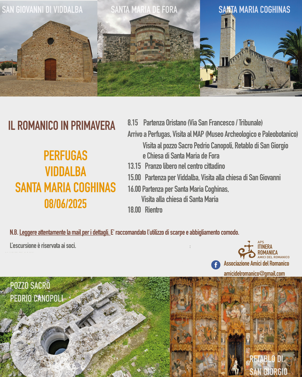 Escursione a Perfugas, Viddalba e Santa Maria Coghinas