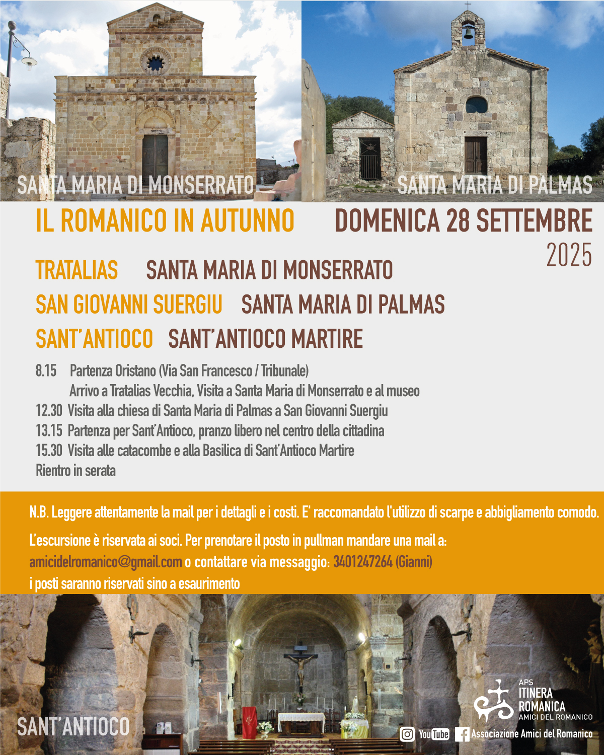 Escursione a Tratalias, San Giovanni Suergiu e Sant'Antioco