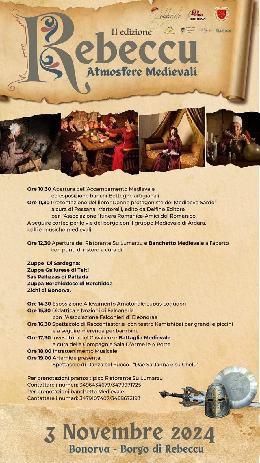 Rebeccu, Presentazione e Giornata Medievale