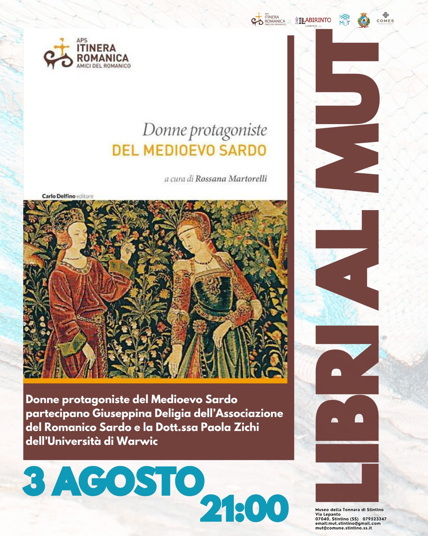 Stintino, Presentazione Donne protagoniste del Medioevo Sardo